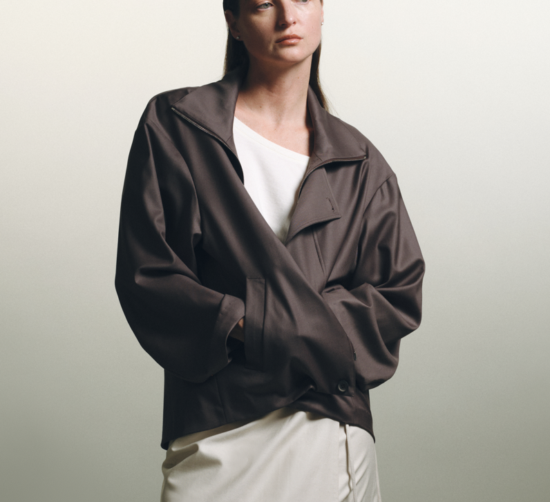 Dus Green Wool Jacket