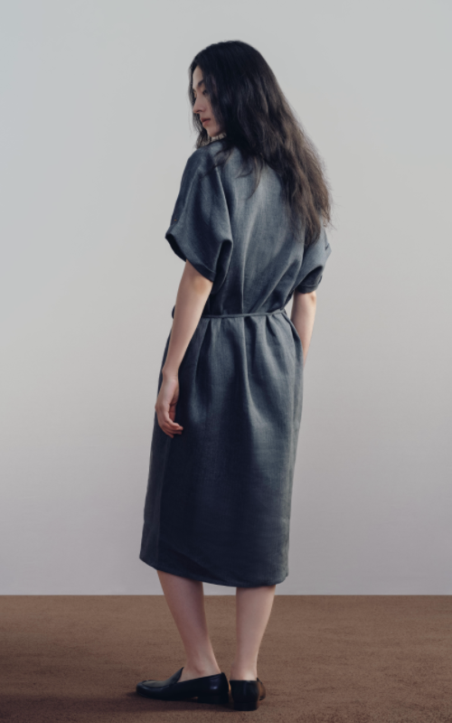 Sage Linen Dress