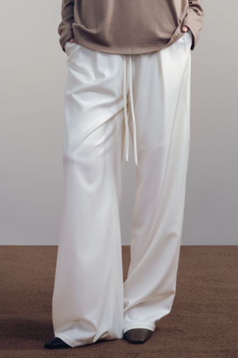 Ivory Drawstring Pants