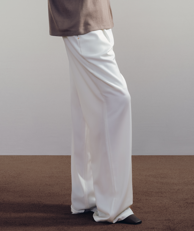 Ivory Drawstring Pants
