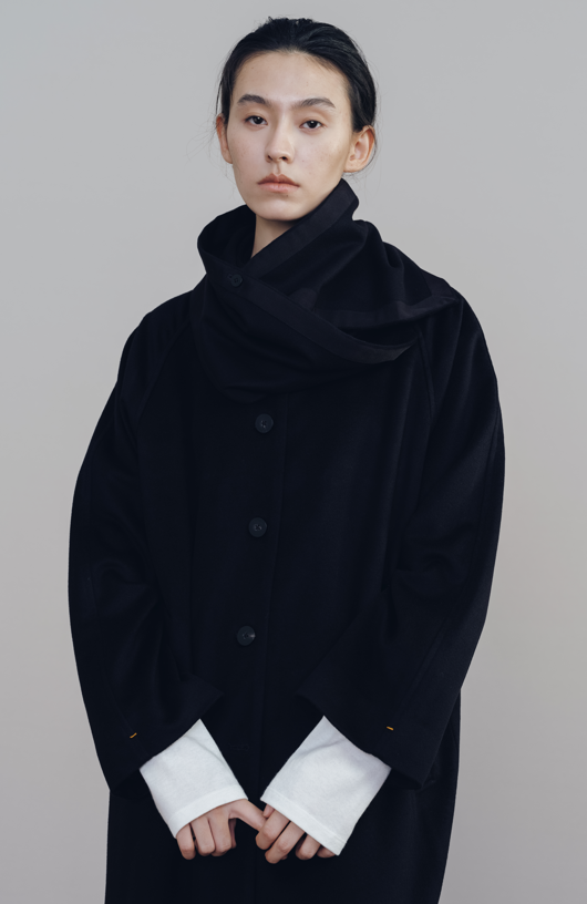 Obs Cashmere Scarf Coat