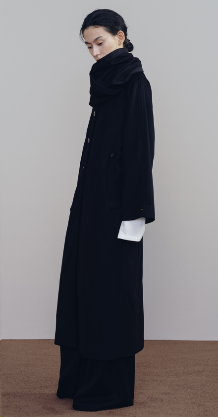 Obs Cashmere Scarf Coat