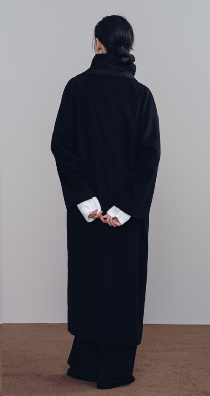 Obs Cashmere Scarf Coat