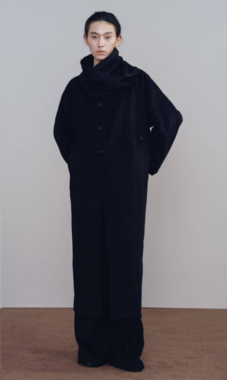 Obs Cashmere Scarf Coat