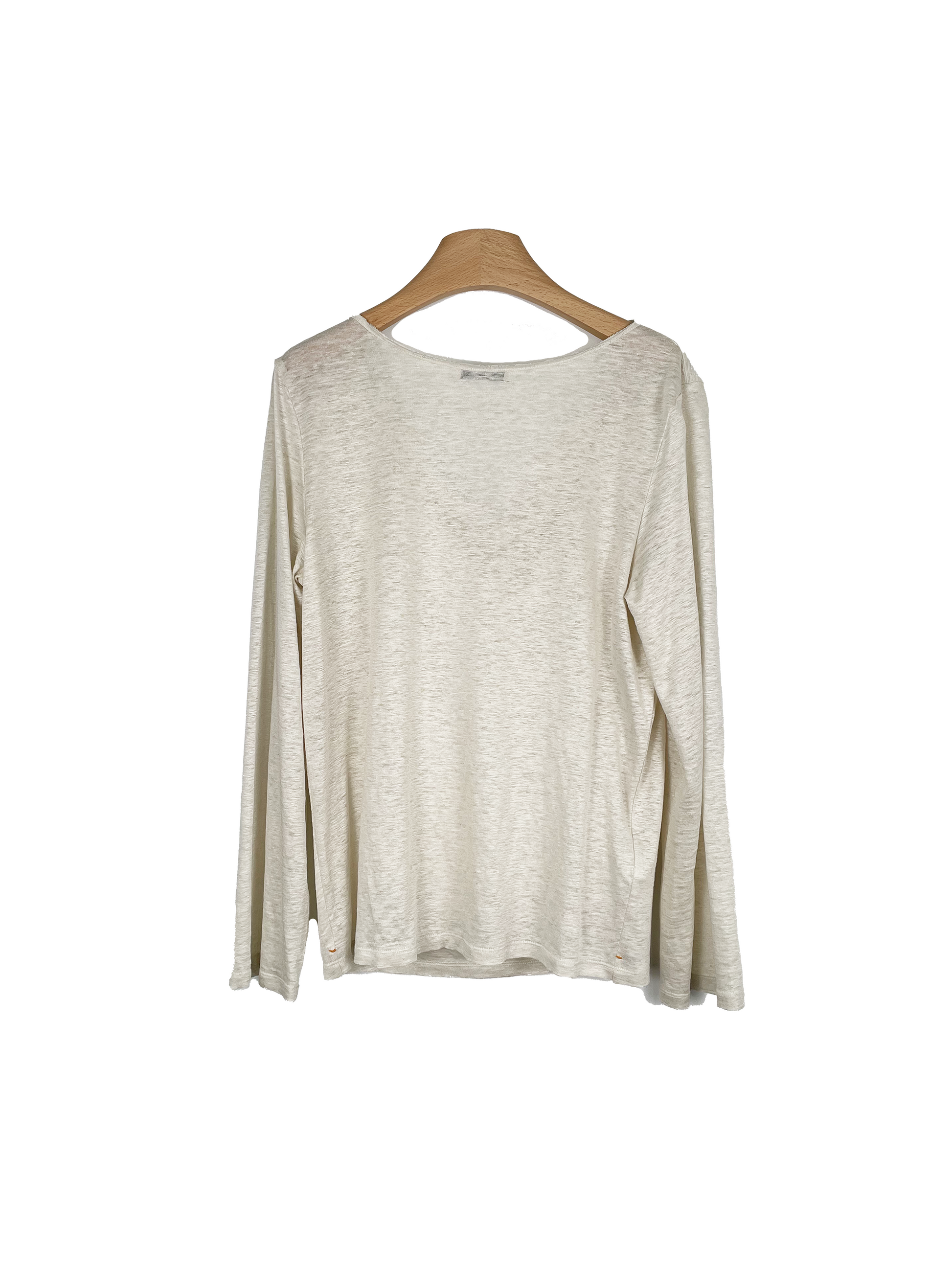 White Linen Blouse