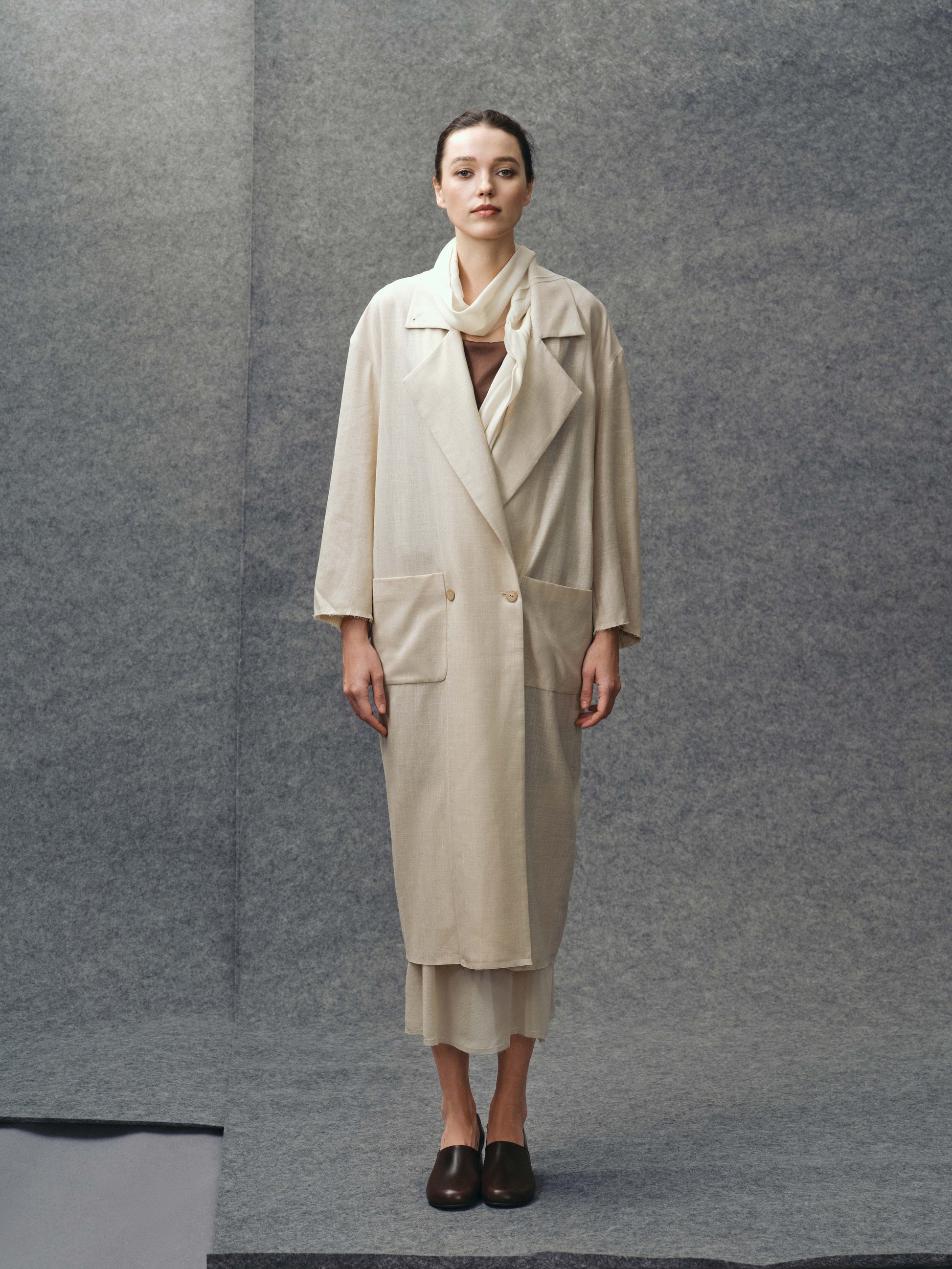 Sandalwood Trench Coat