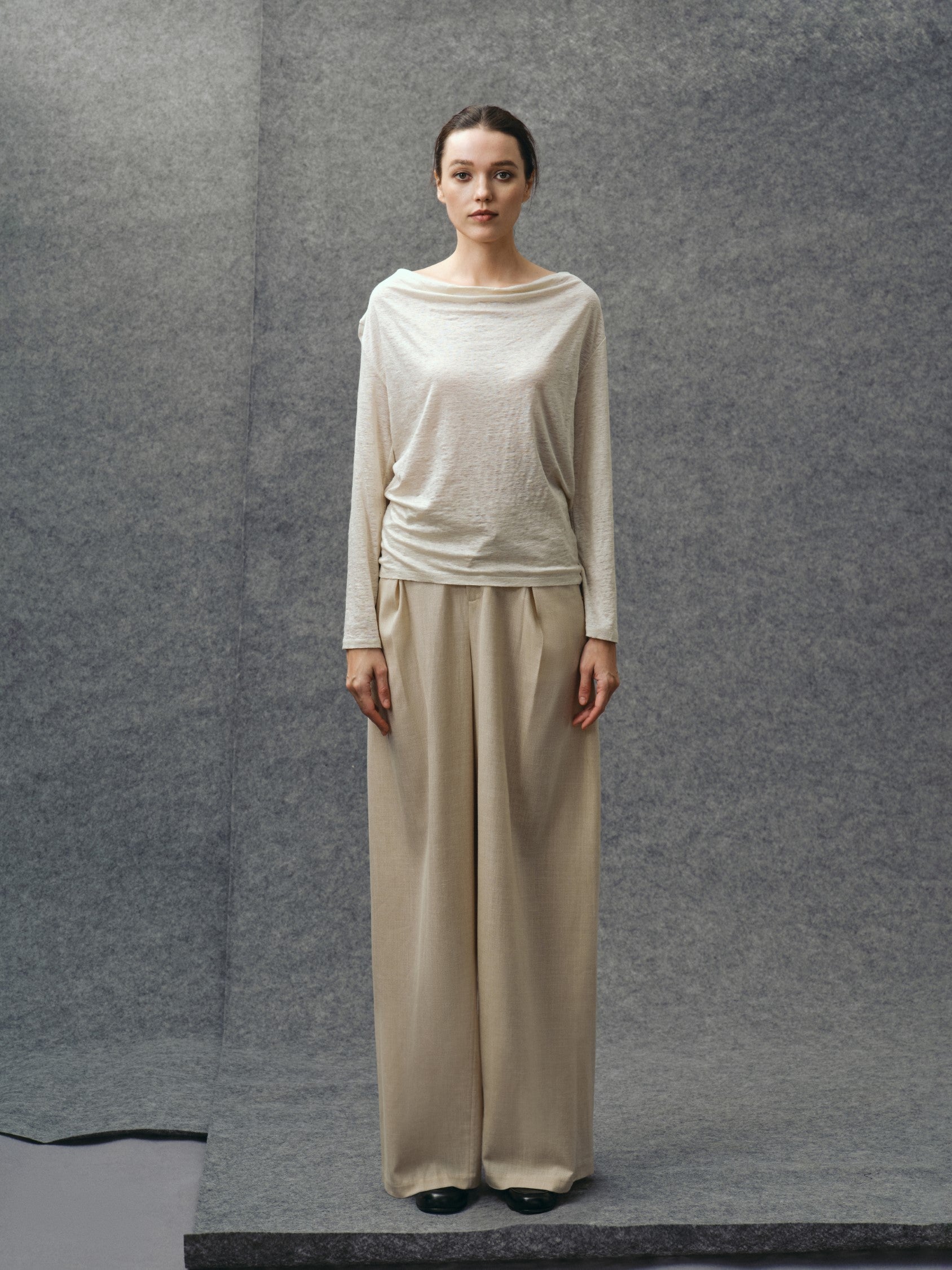 White Linen Blouse
