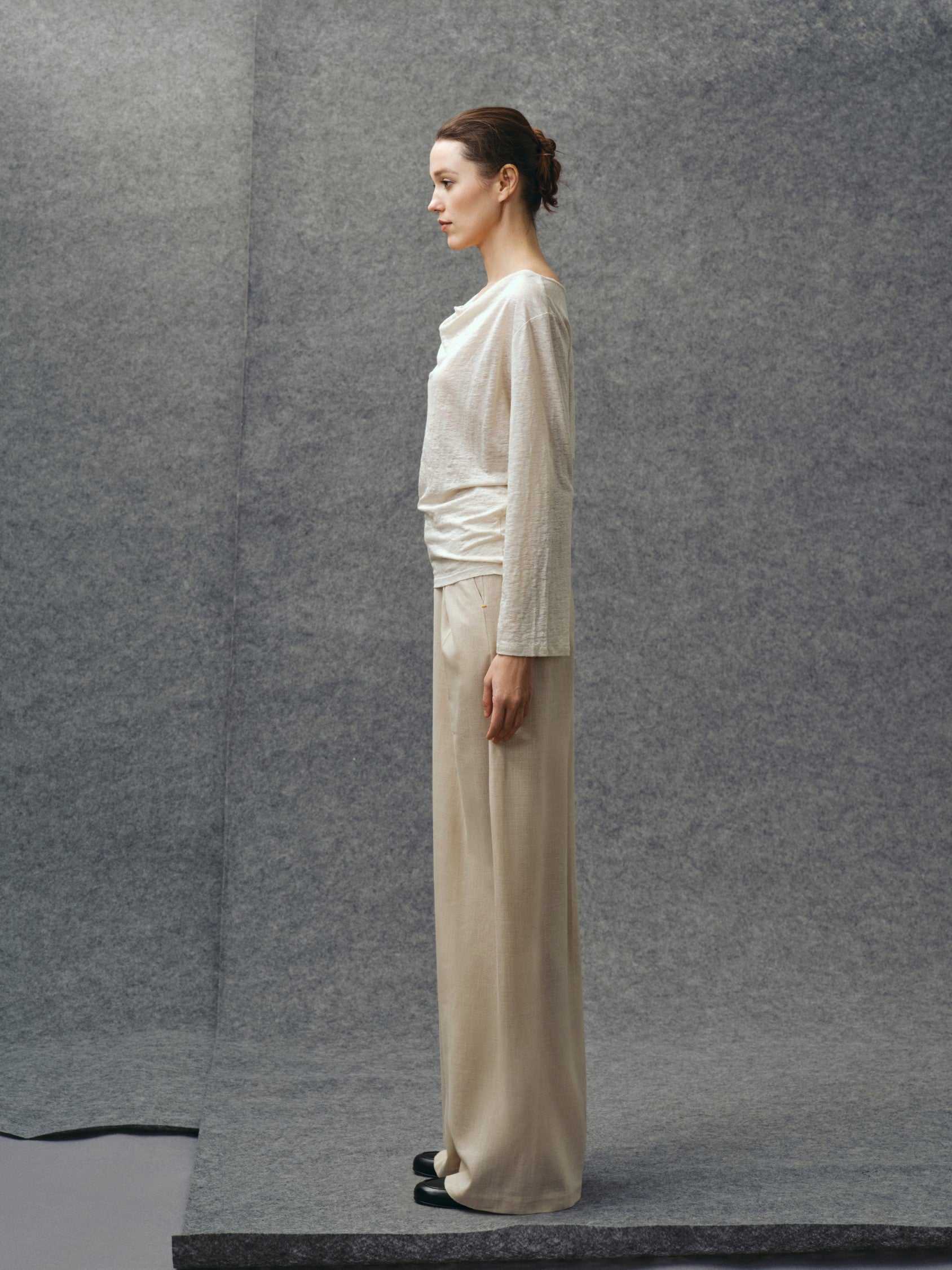 White Linen Blouse