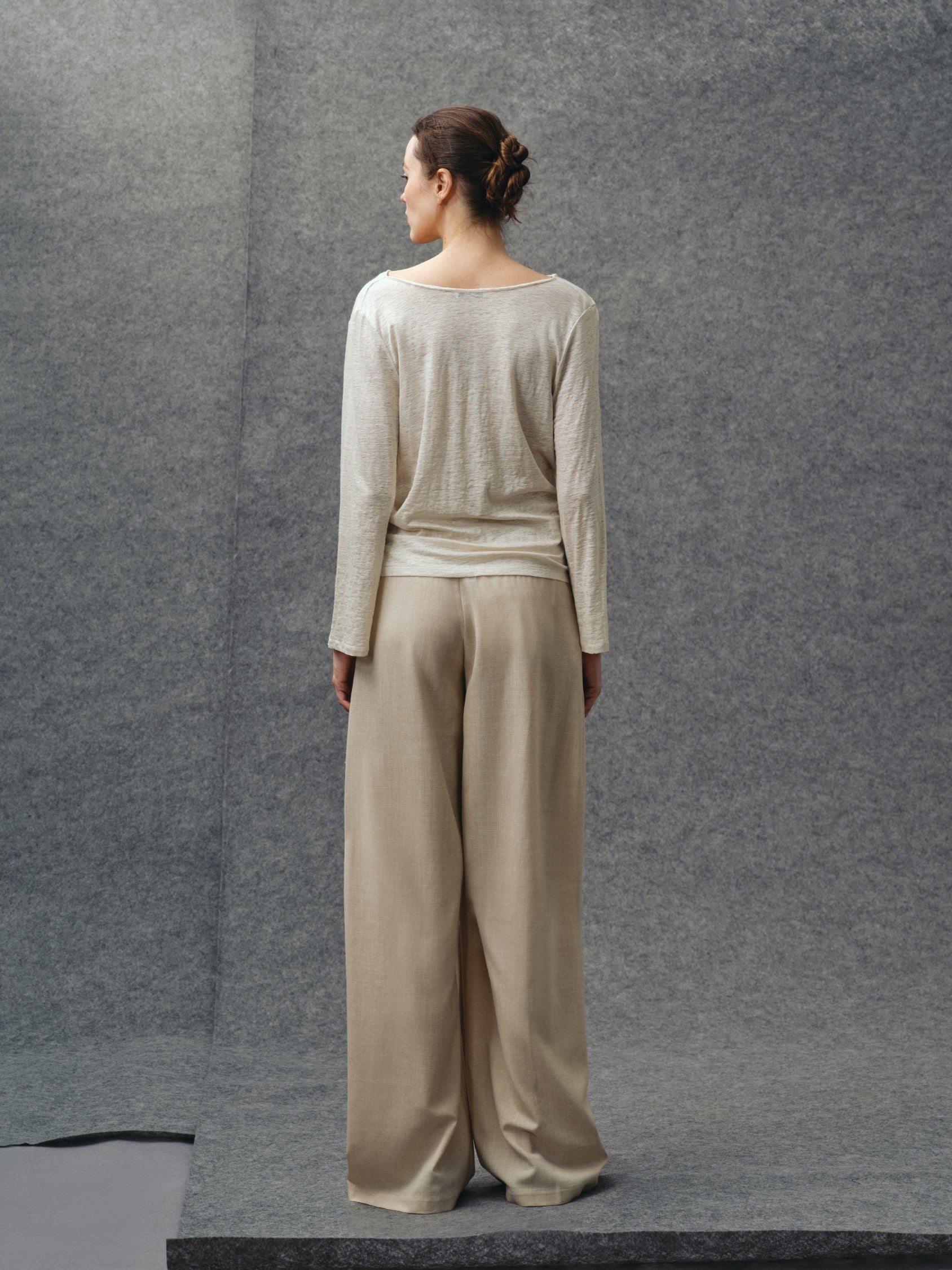 White Linen Blouse
