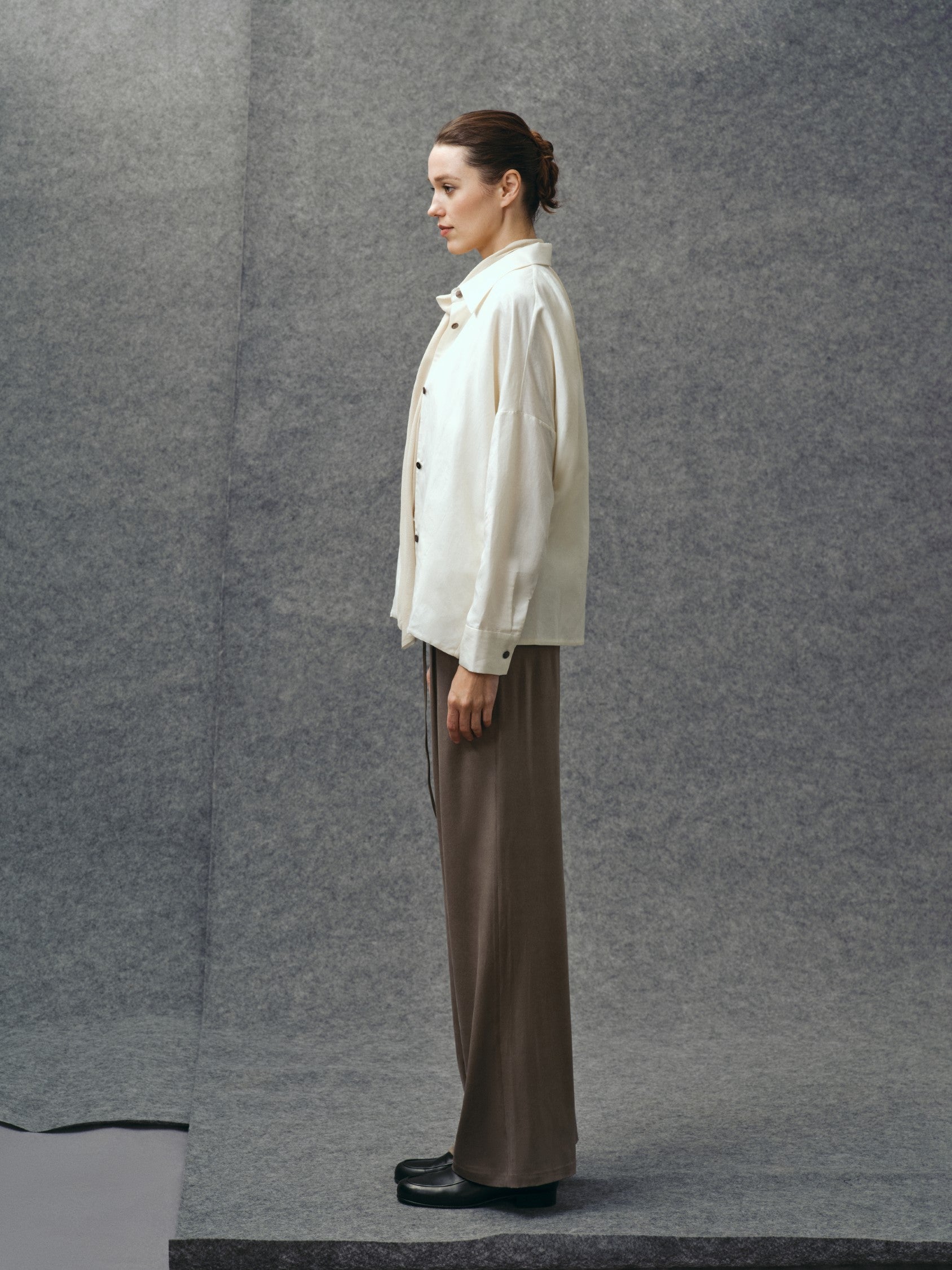Mist White Shirt Jacket