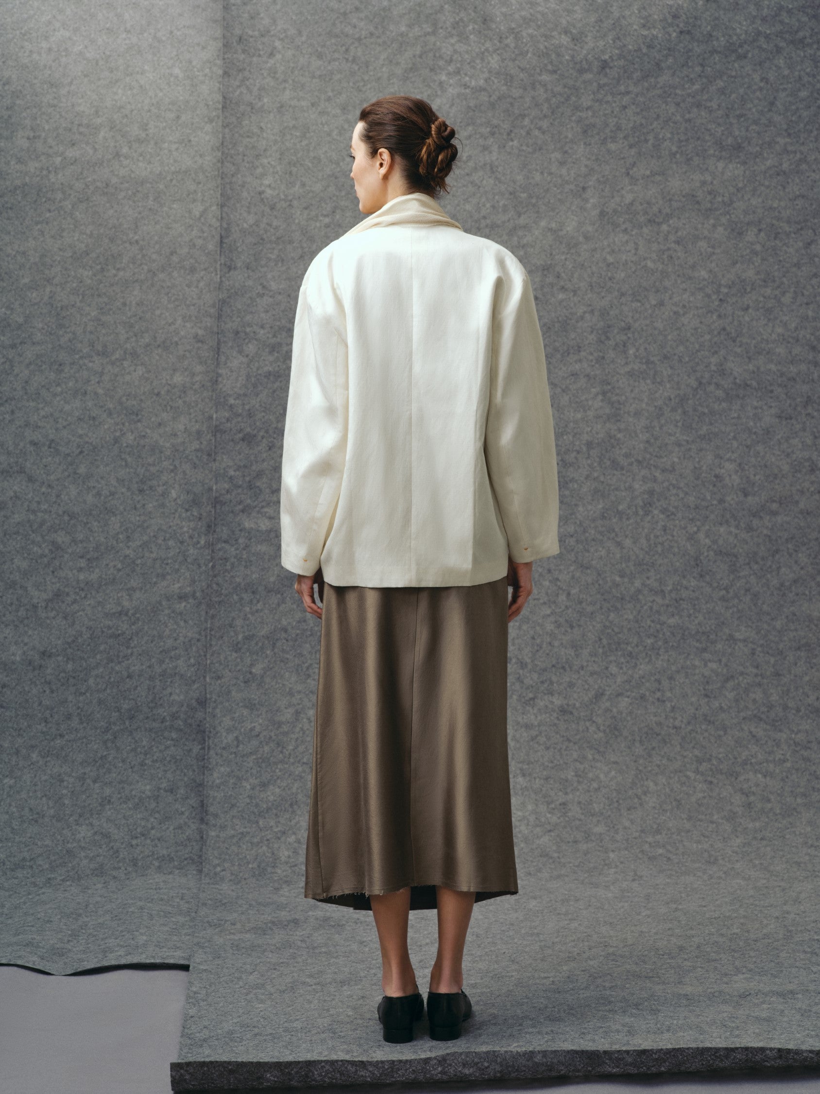 Mist White Blazer