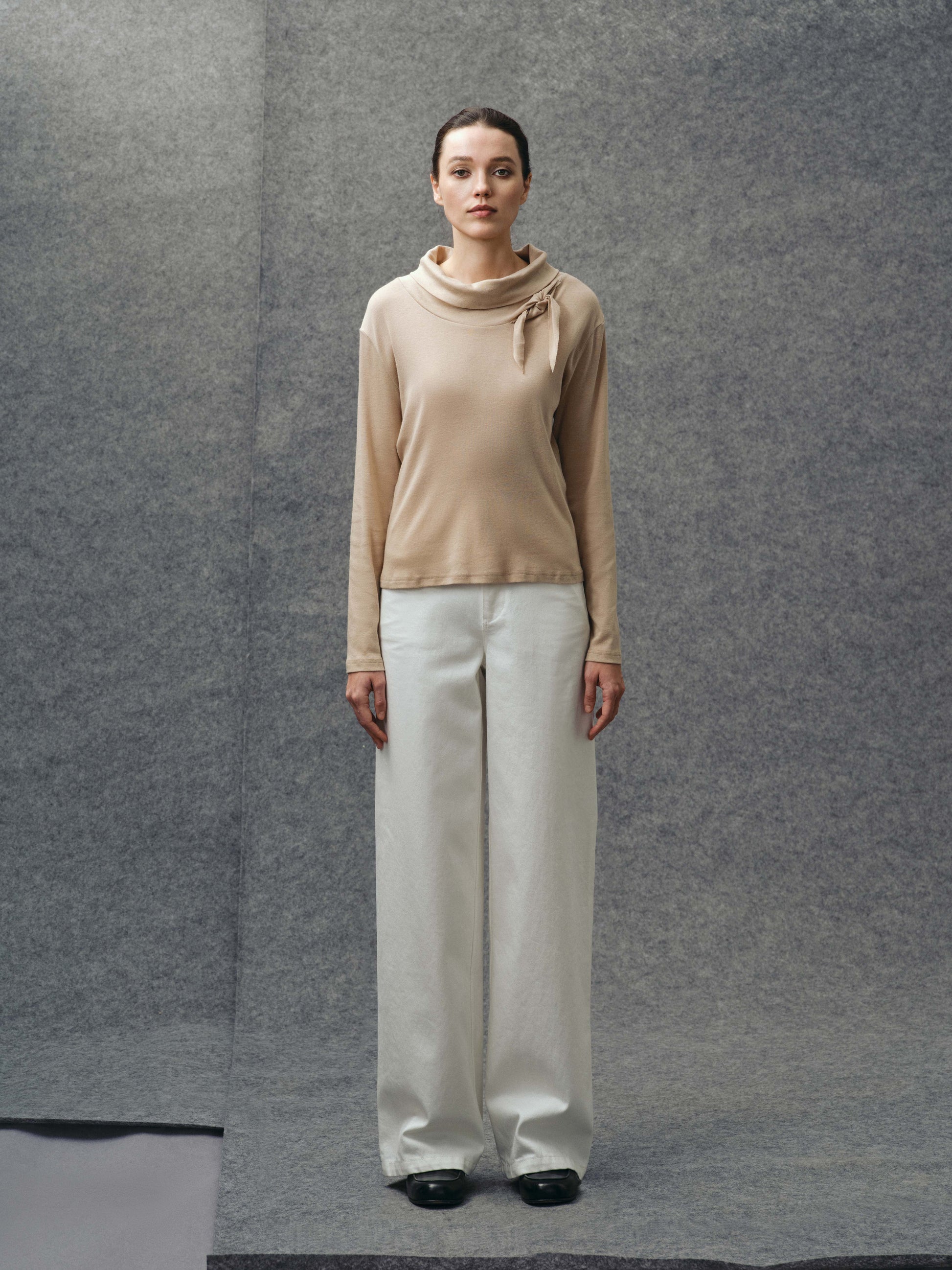 Beige Farfalle Shirt