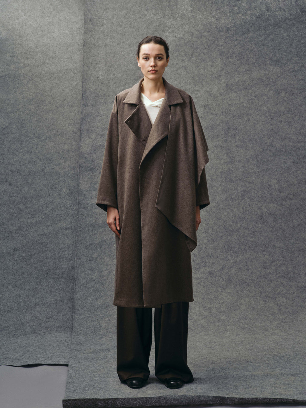 Sherwood Wool Scarf Coat