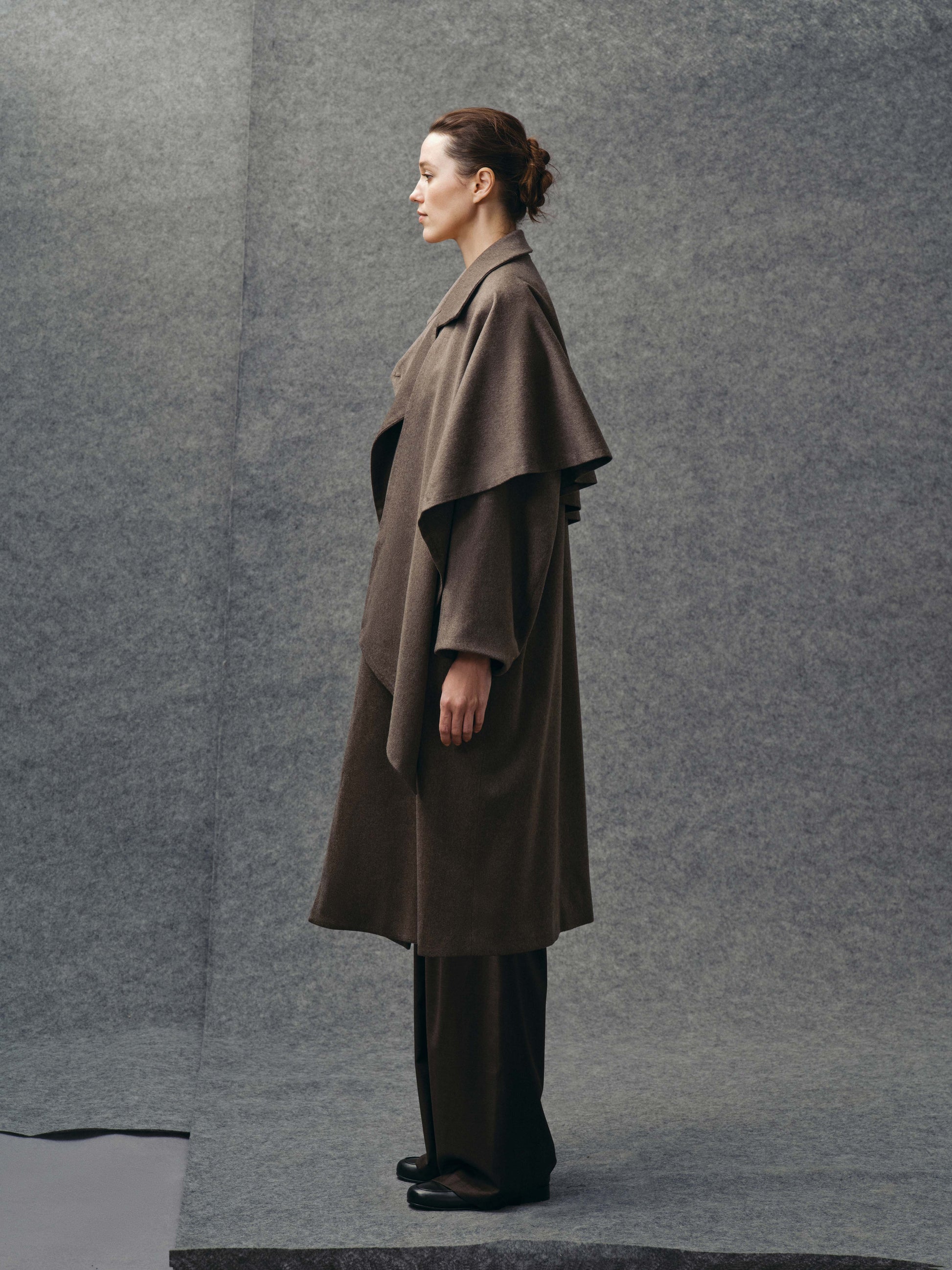 Sherwood Wool Scarf Coat