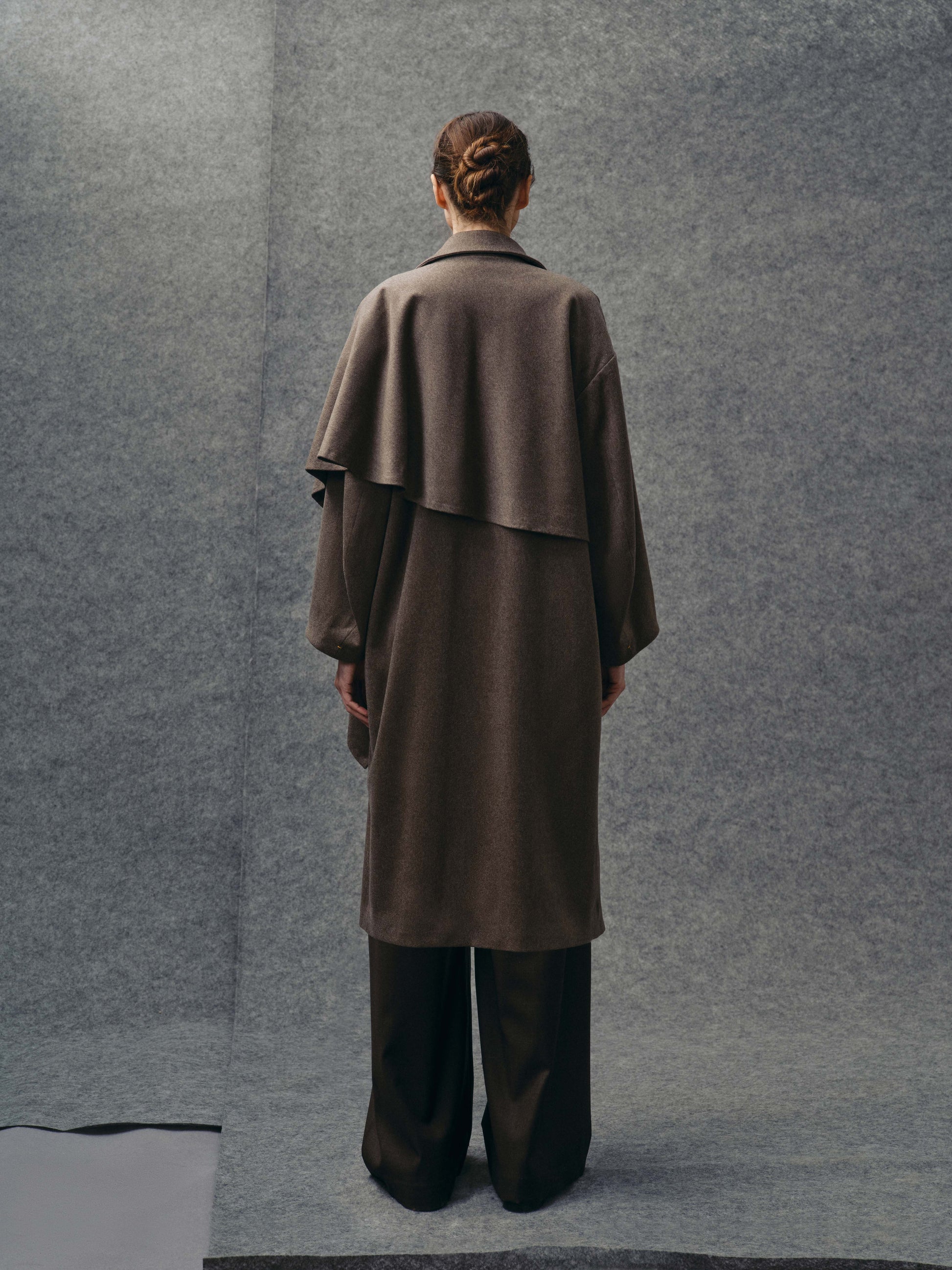 Sherwood Wool Scarf Coat