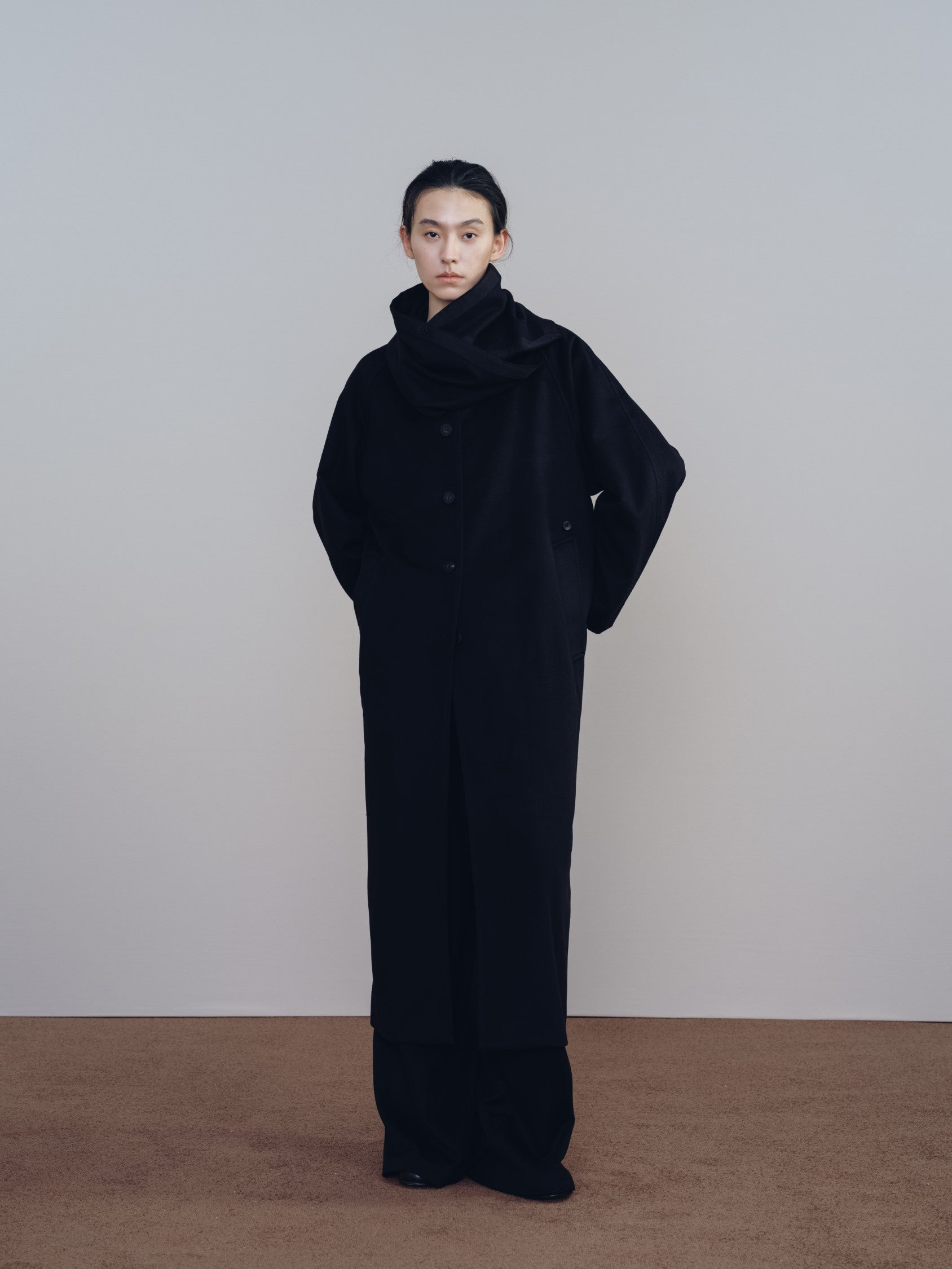 Obs Cashmere Scarf Coat