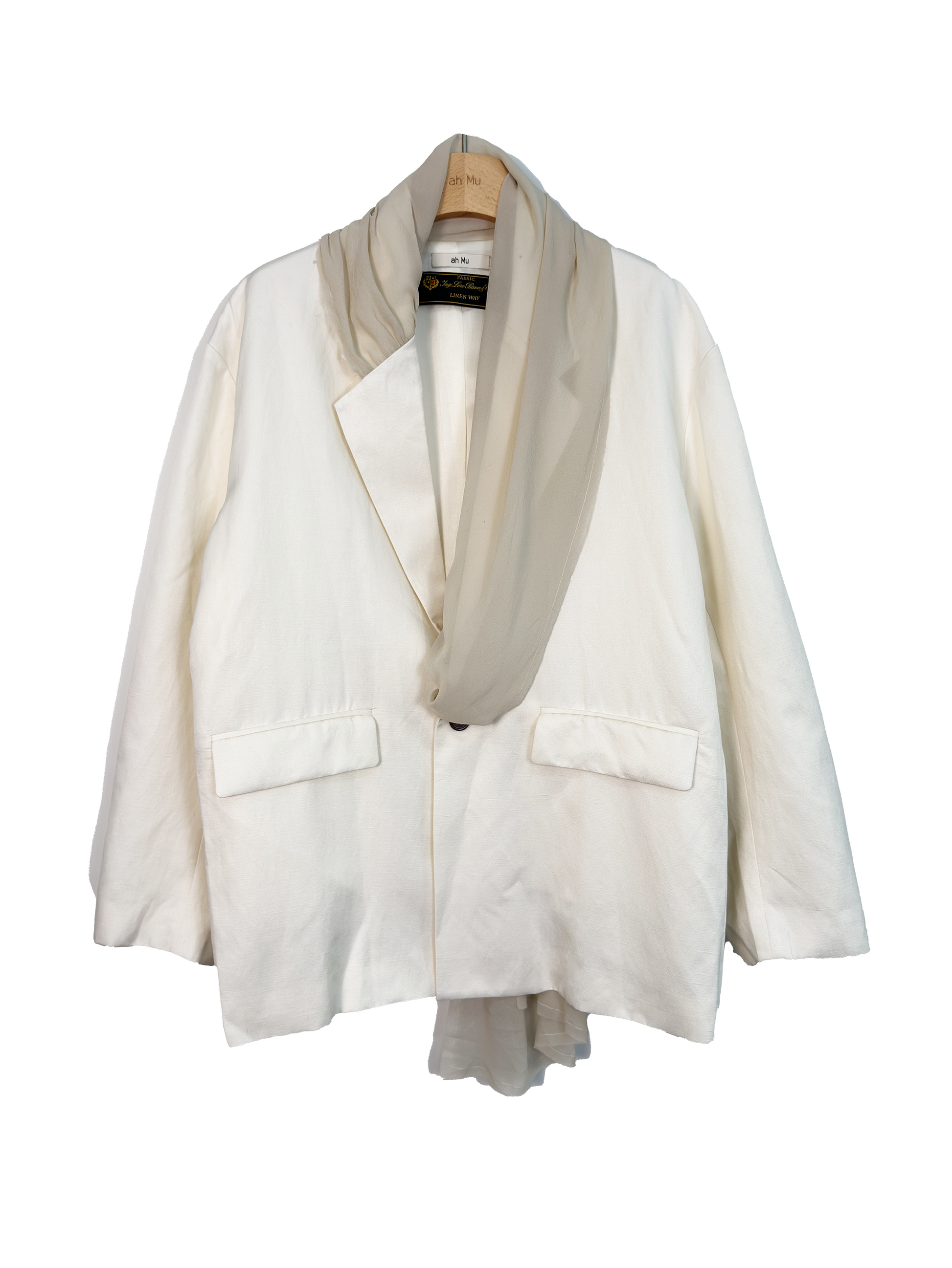 Mist White Blazer