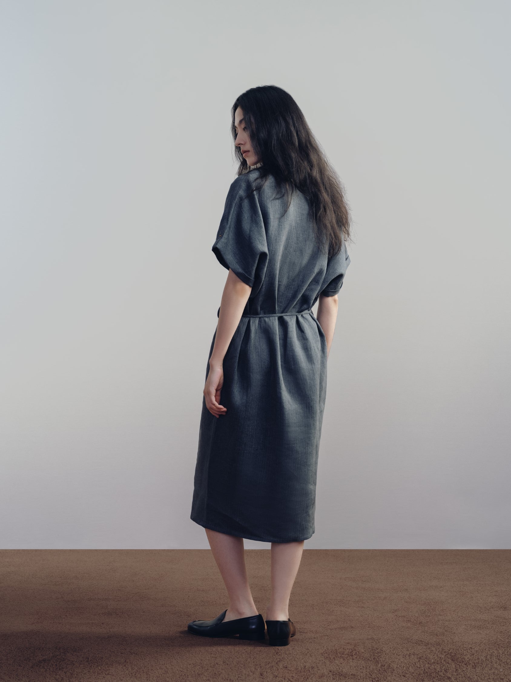 Sage Linen Dress