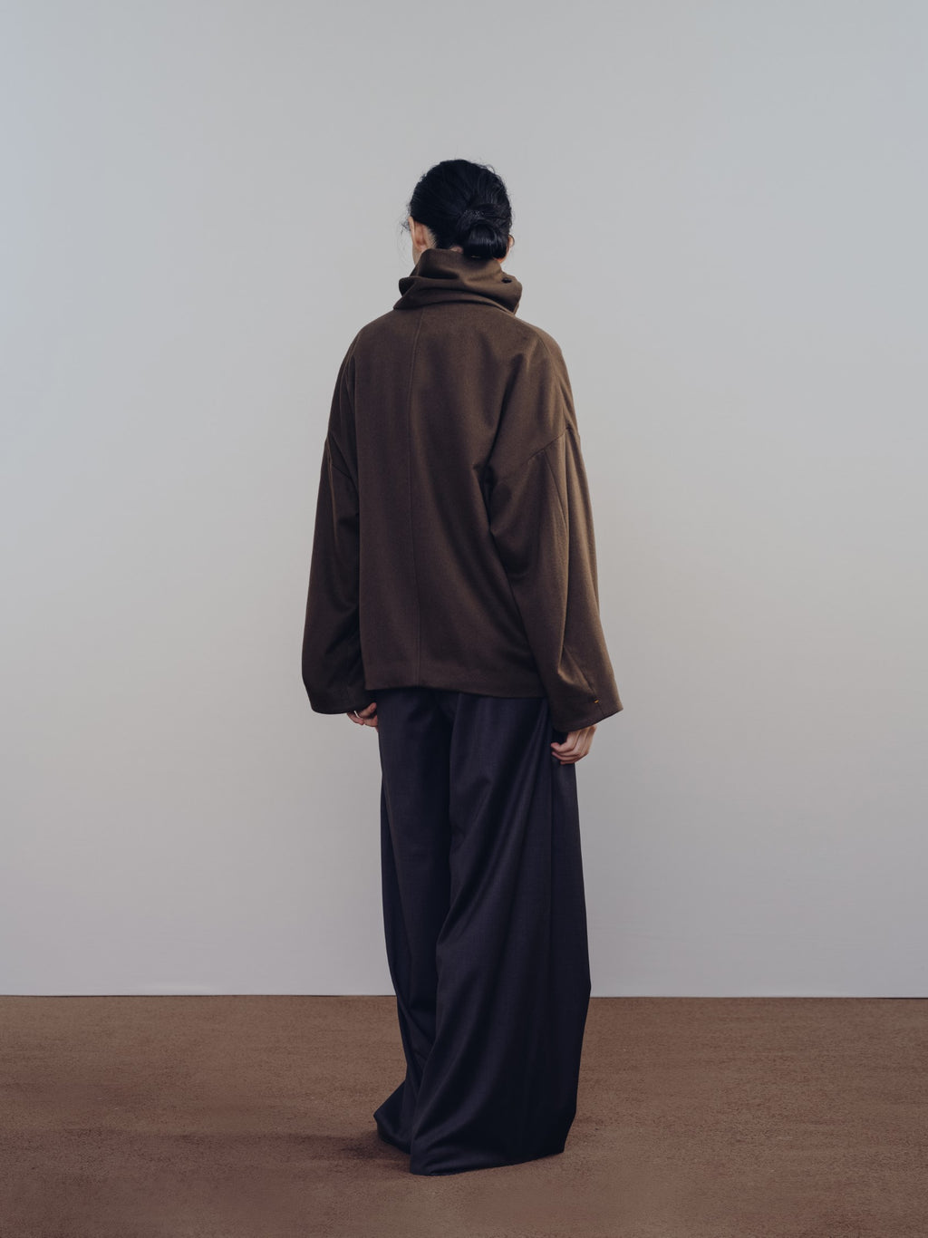 Umber Cashmere Scarf Jacket