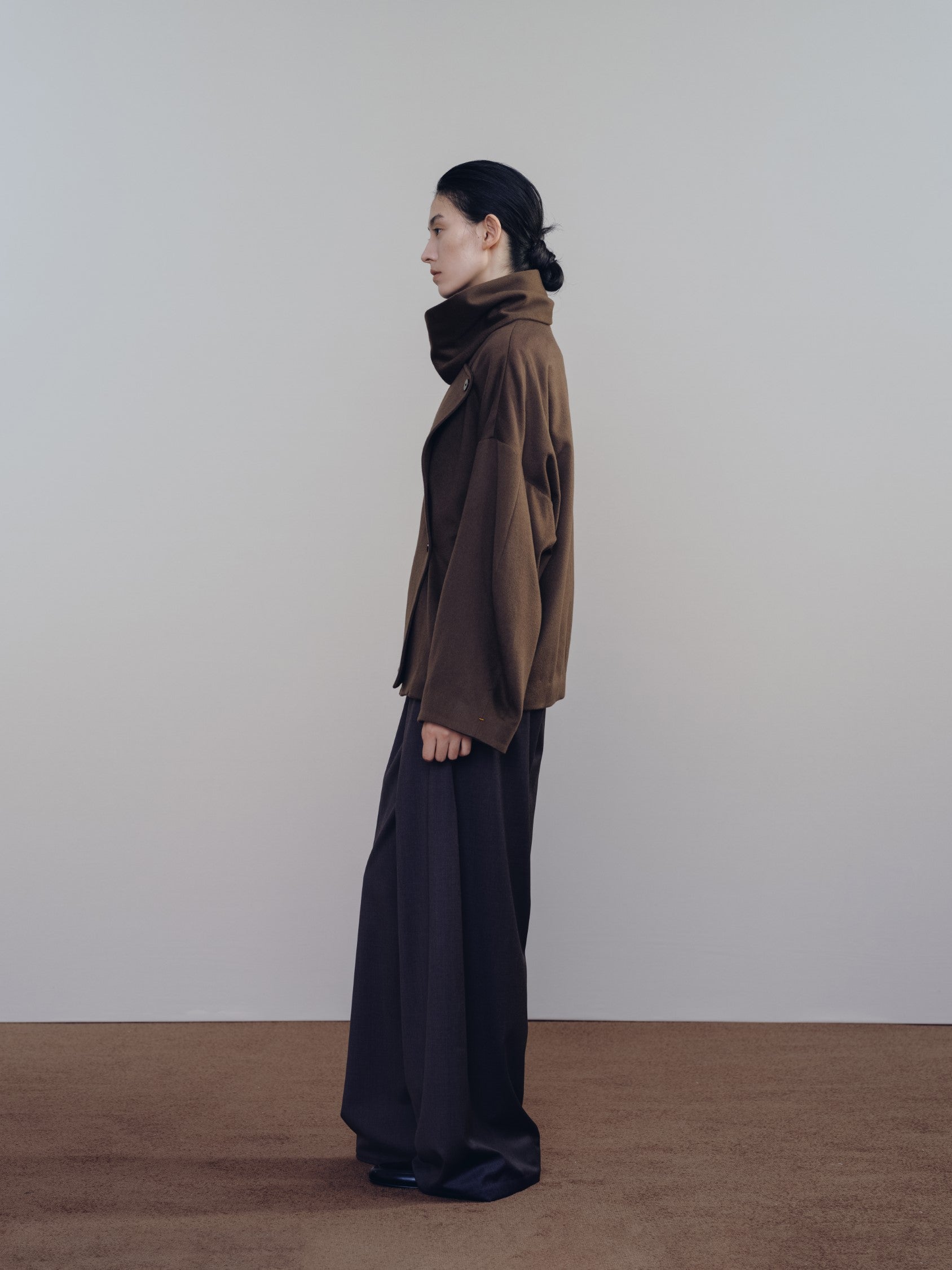 Umber Cashmere Scarf Jacket