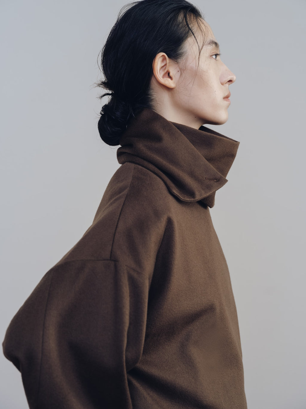 Umber Cashmere Scarf Jacket