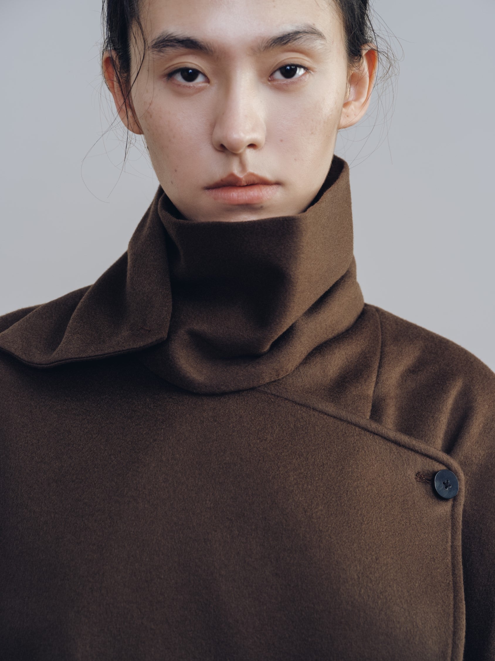 Umber Cashmere Scarf Jacket