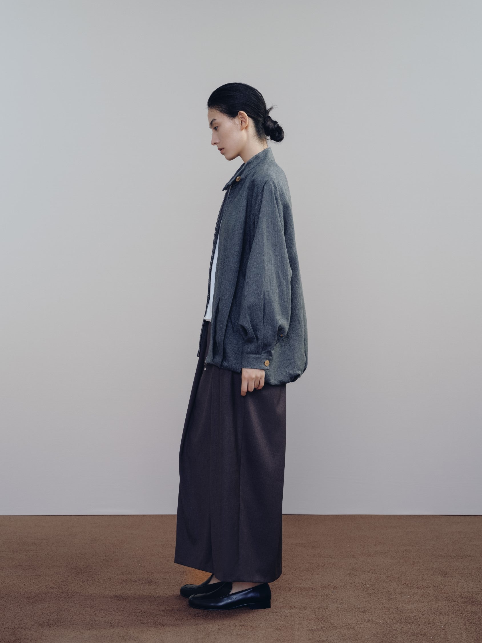 Sage Linen Harrington Jacket