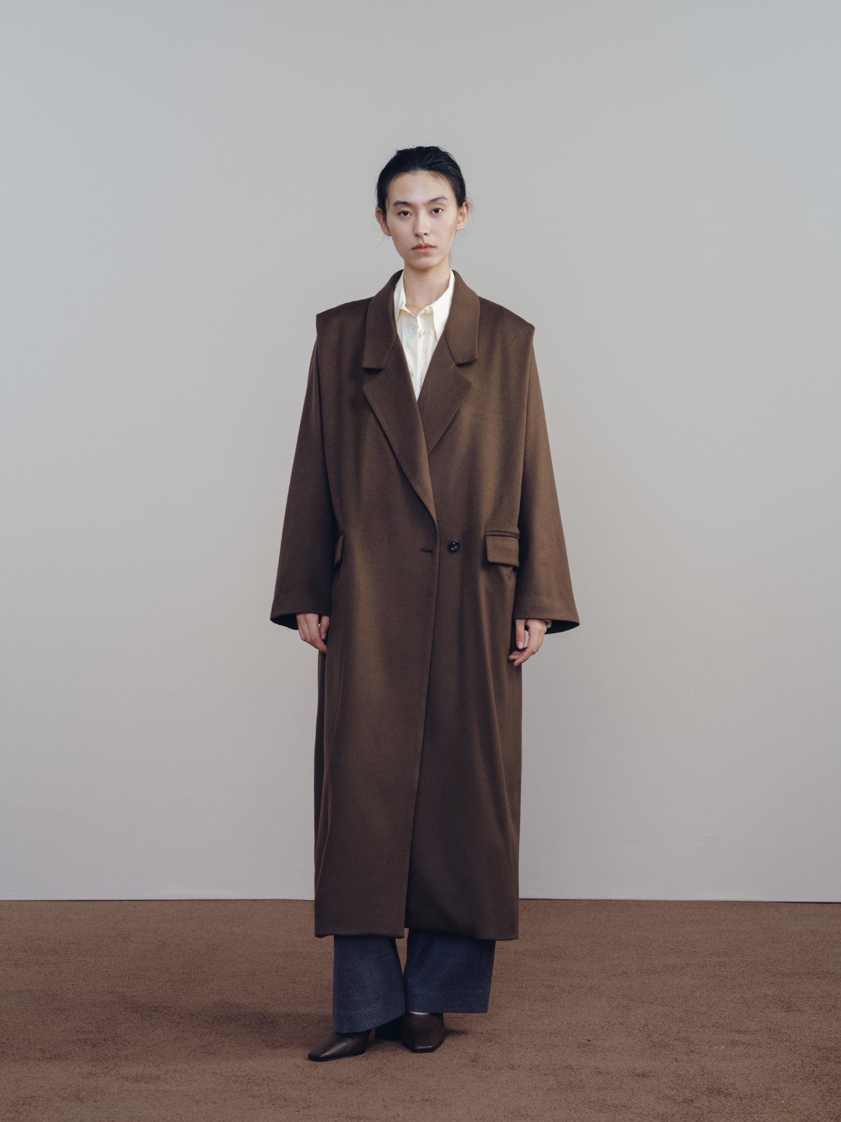 Umber Cashmere Coat
