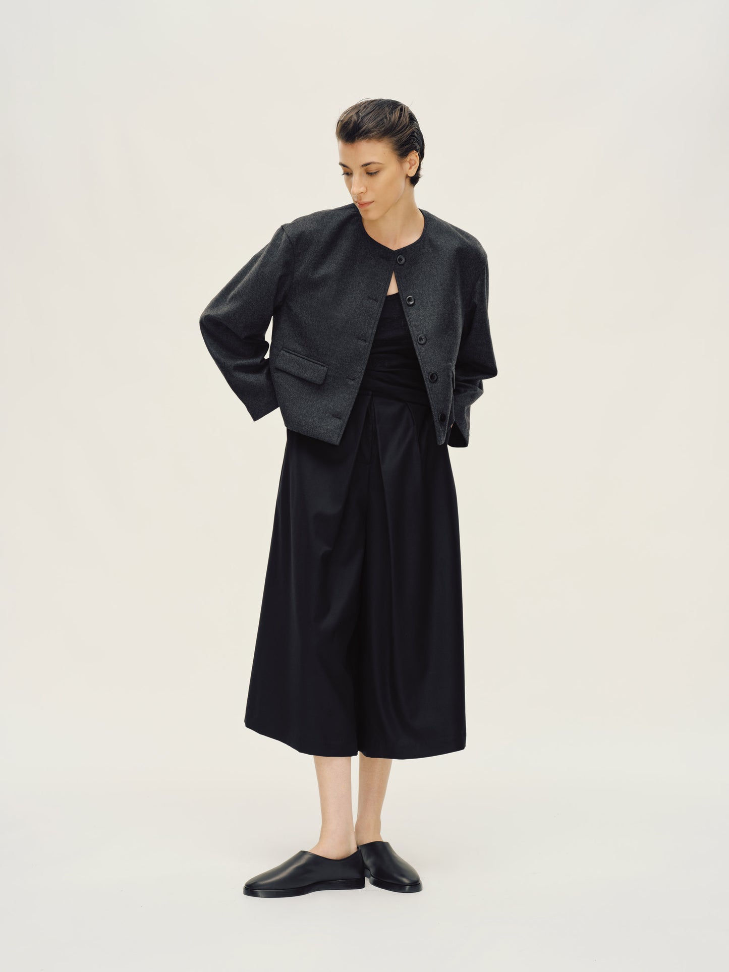 Black Leisure Culottes