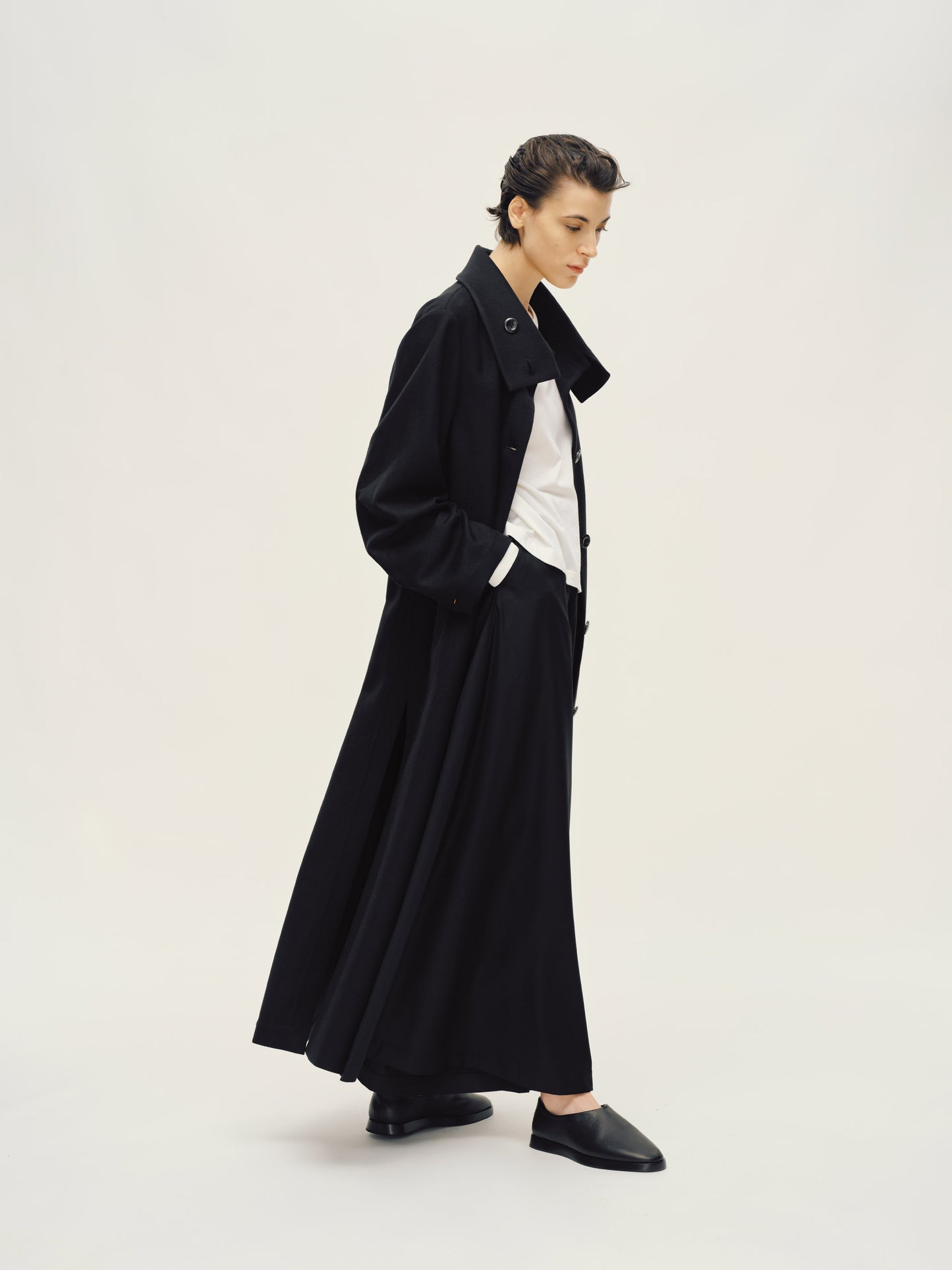 Black Wide Culottes